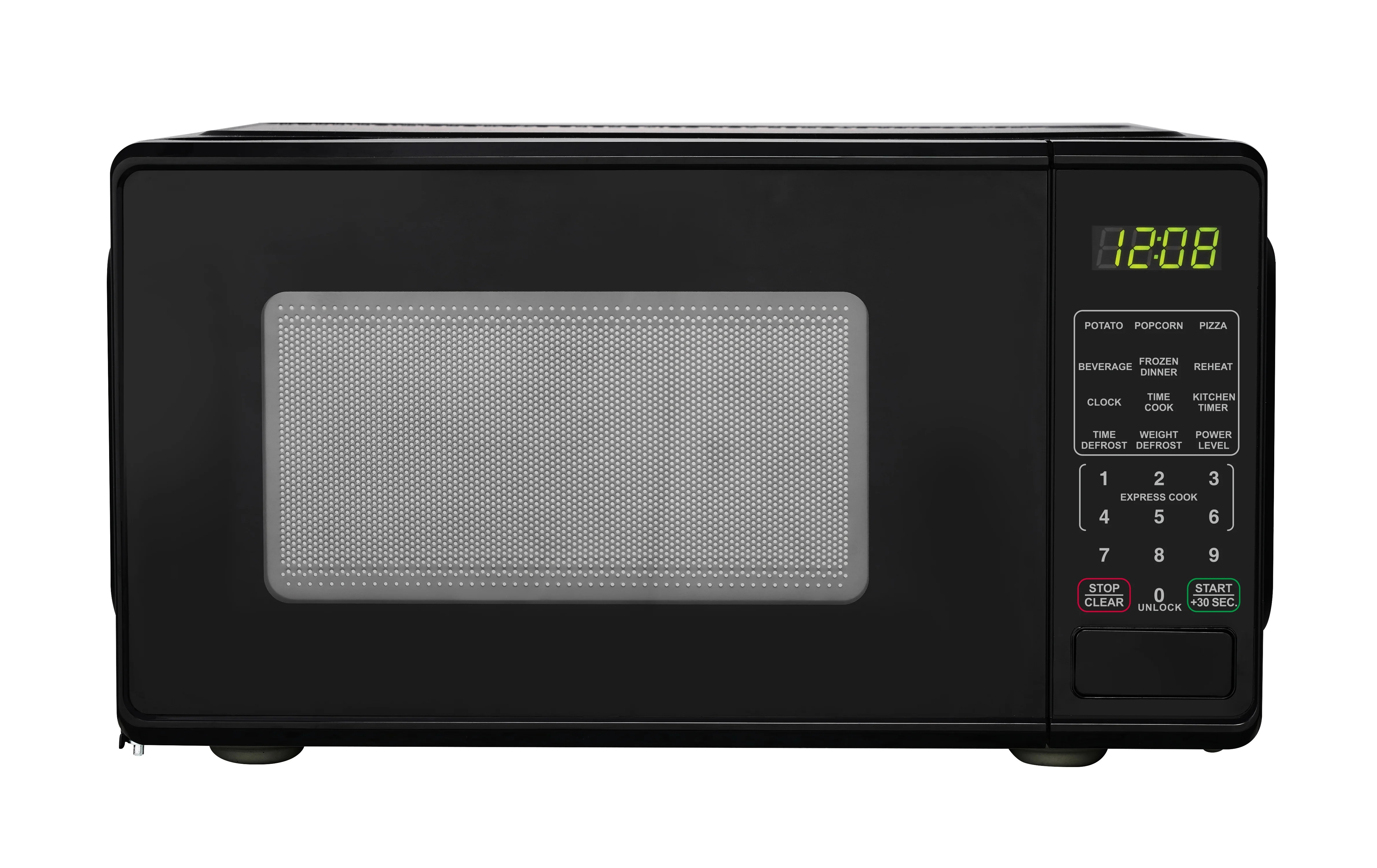 Mainstays 0.7 Cu ft Countertop Microwave Oven, 700 Watts, Black, New | Walmart (US)