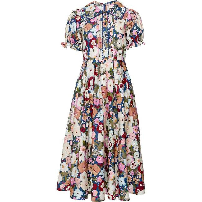 Ivy City Co | Sophia Dress in Midnight Garden (Multicolor, Size 6) | Maisonette | Maisonette