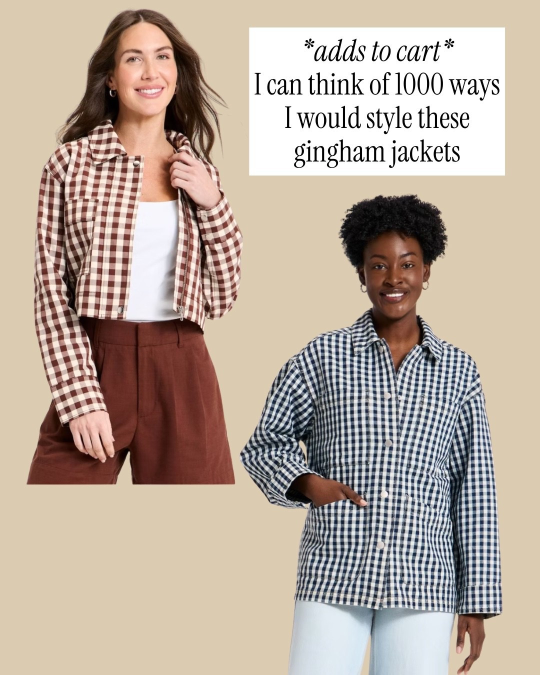 Cute new Target gingham jackets! Perfect layer for spring, cute for country concert outfits 

#LTKspringtrends #LTKspring