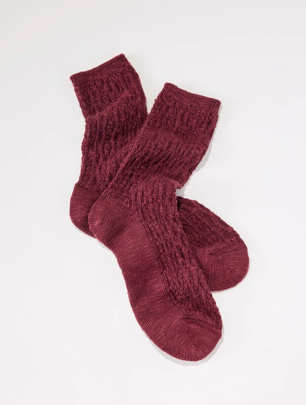 Cable Knit Short Boot Socks | Talbots