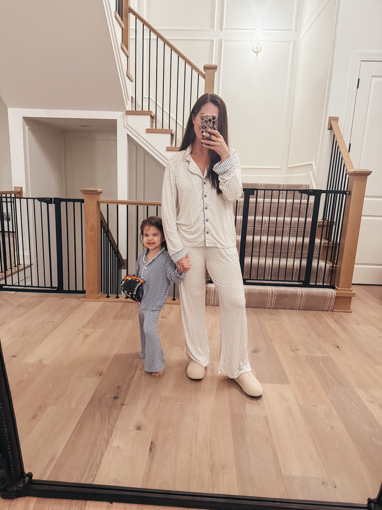 Mommy & me matching pajamas 🥹 I’m in a medium & Collins is wearing the 3T. Buttery soft pajamas! 

#LTKKids #LTKmomlife #LTKFindsUnder100