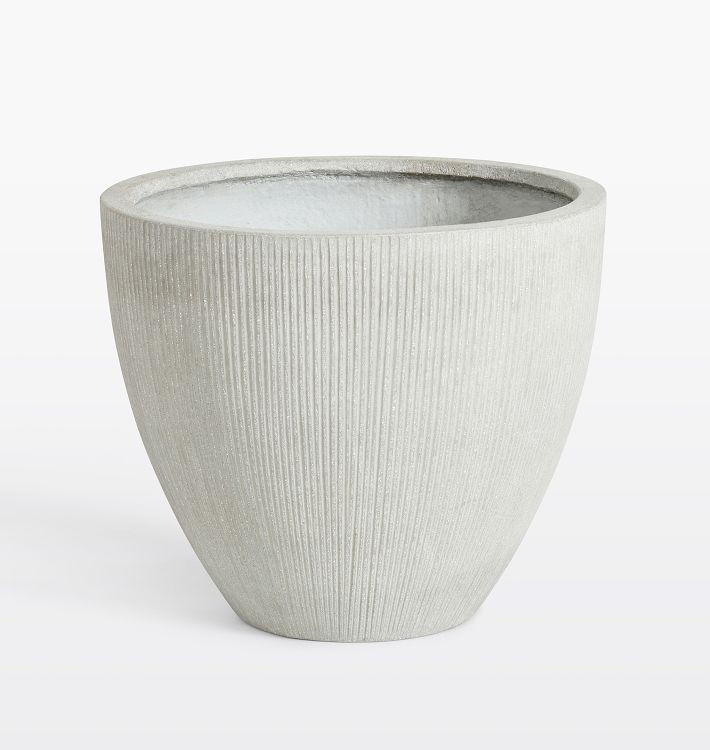 Modern Textured Tapered Planter | Rejuvenation
