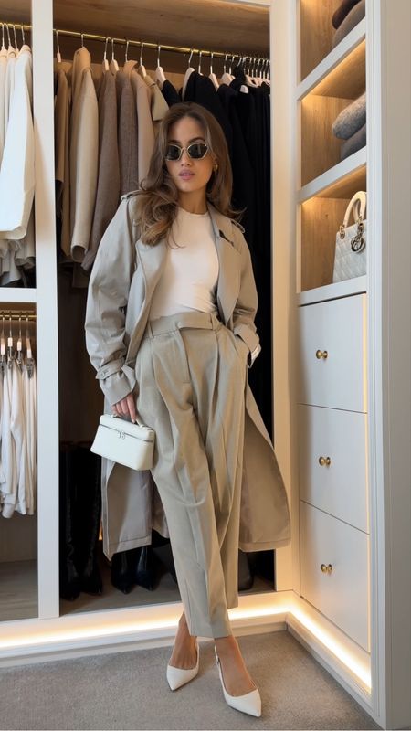 Trench coat outfit inspo 🤍
*Exact trousers are Zara

#LTKstyletip #LTKworkwear #LTKfindsunder100