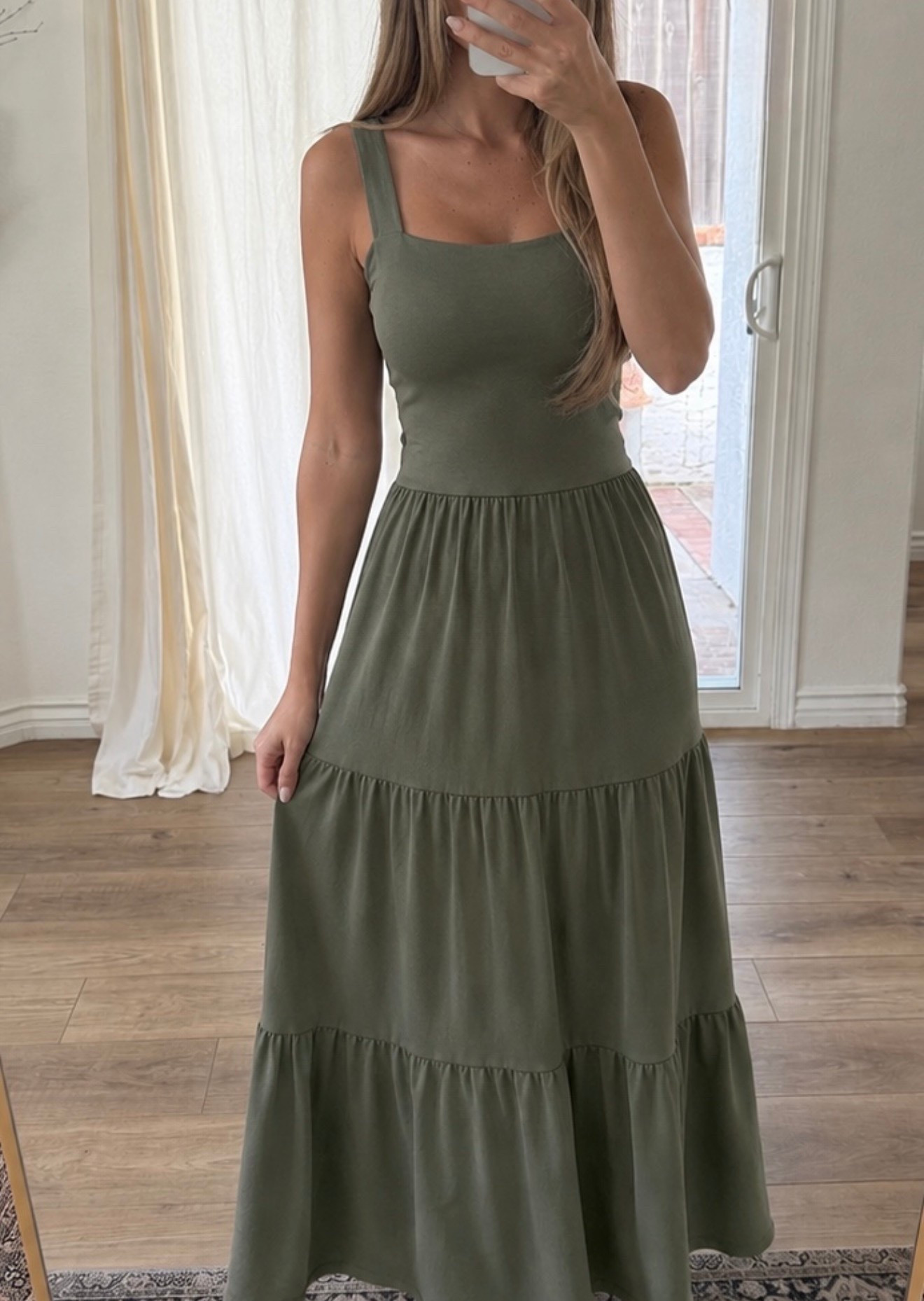 Amazon Summer Casual Long Maxi Beach Vacation Dresses Sleeveless Square Neck Flowy Tiered Sun Dress with Pockets
TTS- small 
Color-Olive 





Summer dress 
Maxi dress 
Baby shower dress
Beach dress
Graduation dress 
Vacation dress 
Date night dress 
wedding guest dress
Bridal shower dress 
Wedding dress

#LTKWedding #LTKTravel #LTKootd