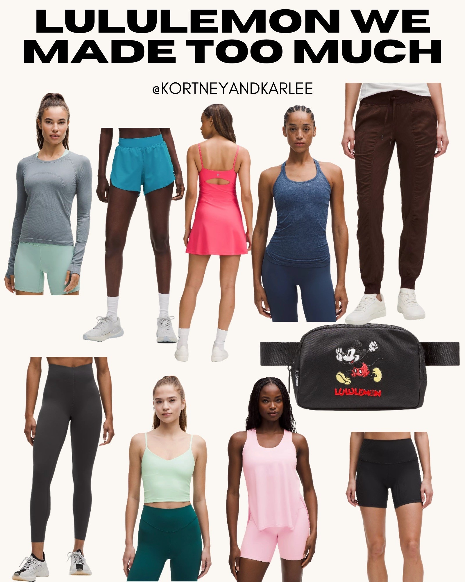 Lululemon we made too much!

Kortney and Karlee | #kortneyandkarlee #LTKfindsunder50 #LTKfindsunder100 #LTKtravel 