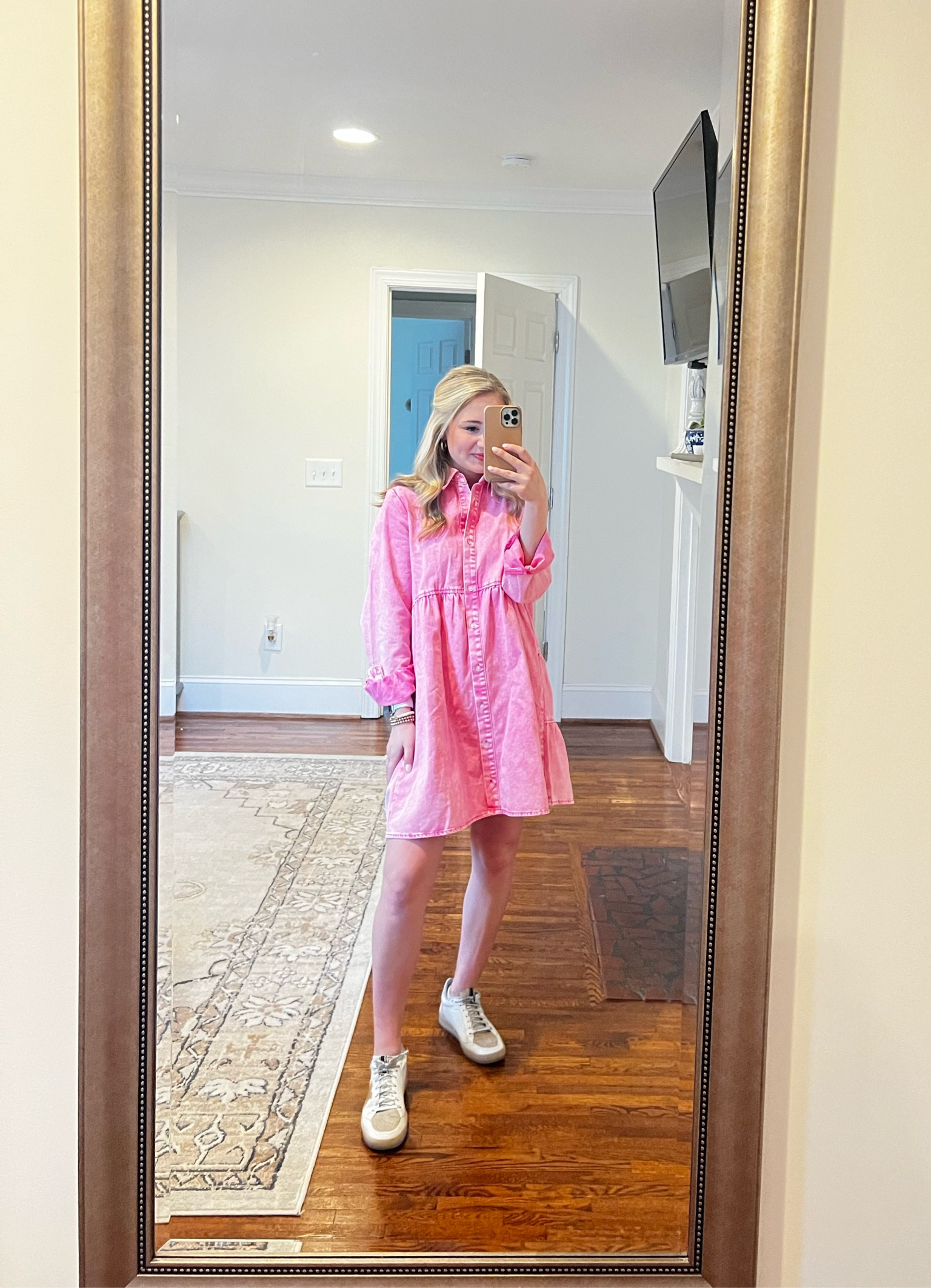 Teacher outfit of the day! Wearing a small in the dress fits true to size 

#LTKunder50 #LTKSeasonal #LTKstyletip