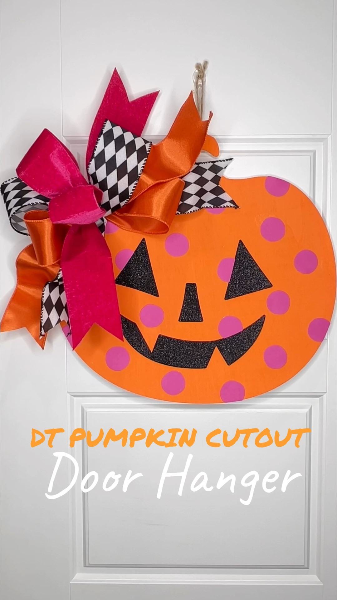 Dollar Tree Pumpkin Cutout Door Hanger. Easy & fun to make!

#LTKSeasonal #LTKHome #LTKdayinmylife