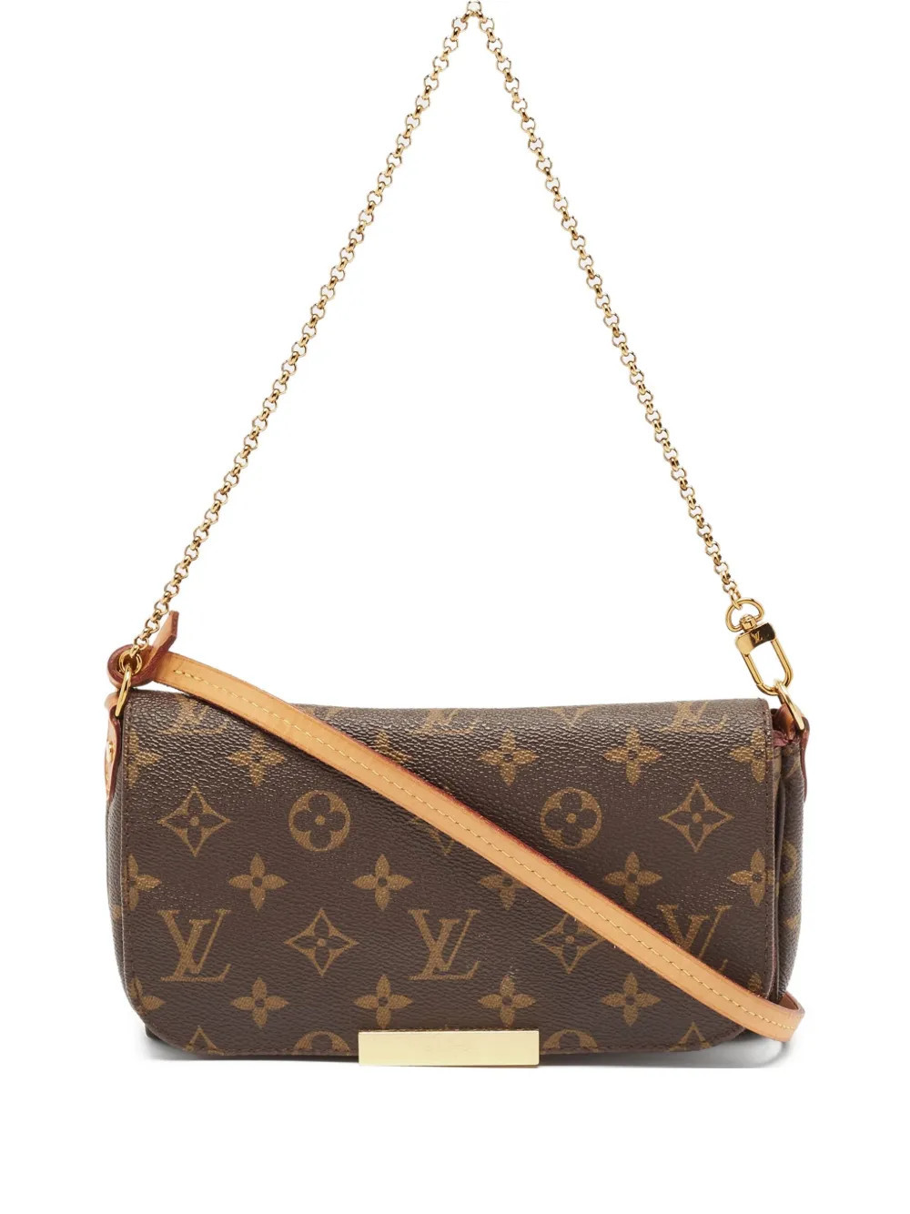 Louis Vuitton Pre-Owned Favorite MM two-way handbag - Brown | Farfetch Global