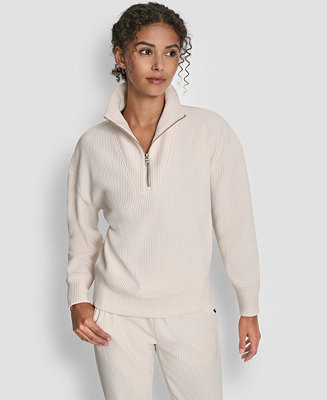 Women's Tech Ottoman Half-Zip Mock Neck Sweatshirt | Macy's