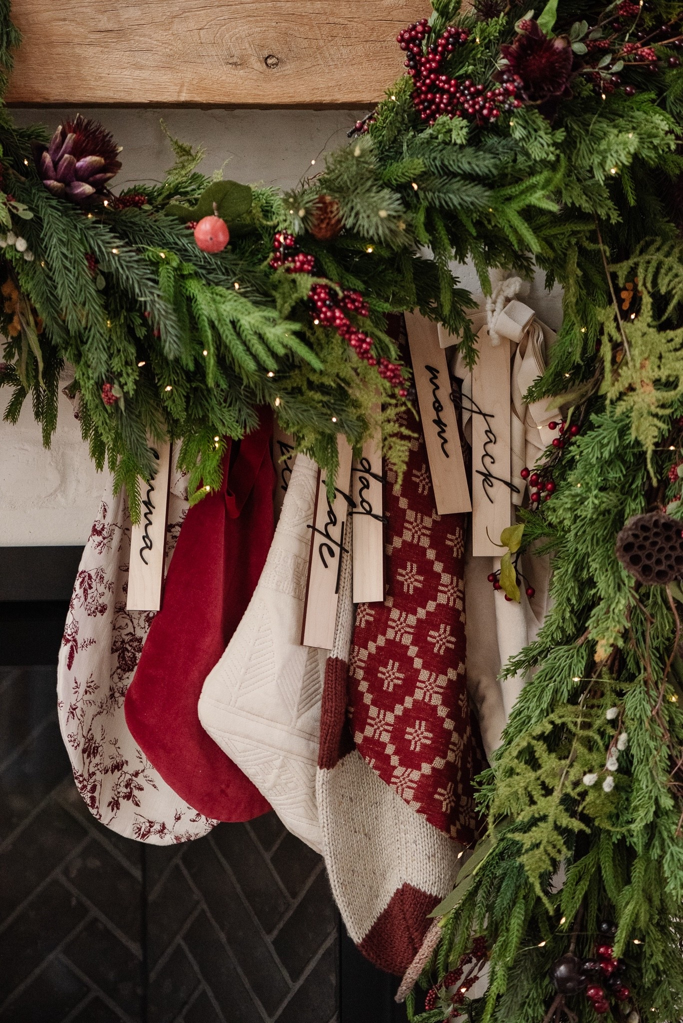 In love with this year’s stockings and tags 

Christmas decor, holiday, decor, mantle, decor, stocking, stocking stuffer, stocking tags, garland, Norfolk, cedar 

#LTKHoliday #LTKHome #LTKGiftGuide