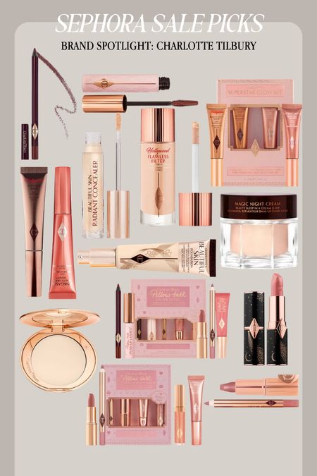 Charlotte tilbury is all on sale for the Sephora savings event! Code: TIMETOSAVE 
Charlotte tilbury is one of my favourite brands, here are all my top choices! 

#LTKsalealert #LTKfindsunder50 #LTKbeauty