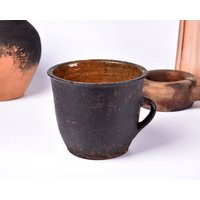 Vintage Clay Pot, Antique Vessel, Rustic Ceramic Bowl, Pottery Jug | Etsy (US)