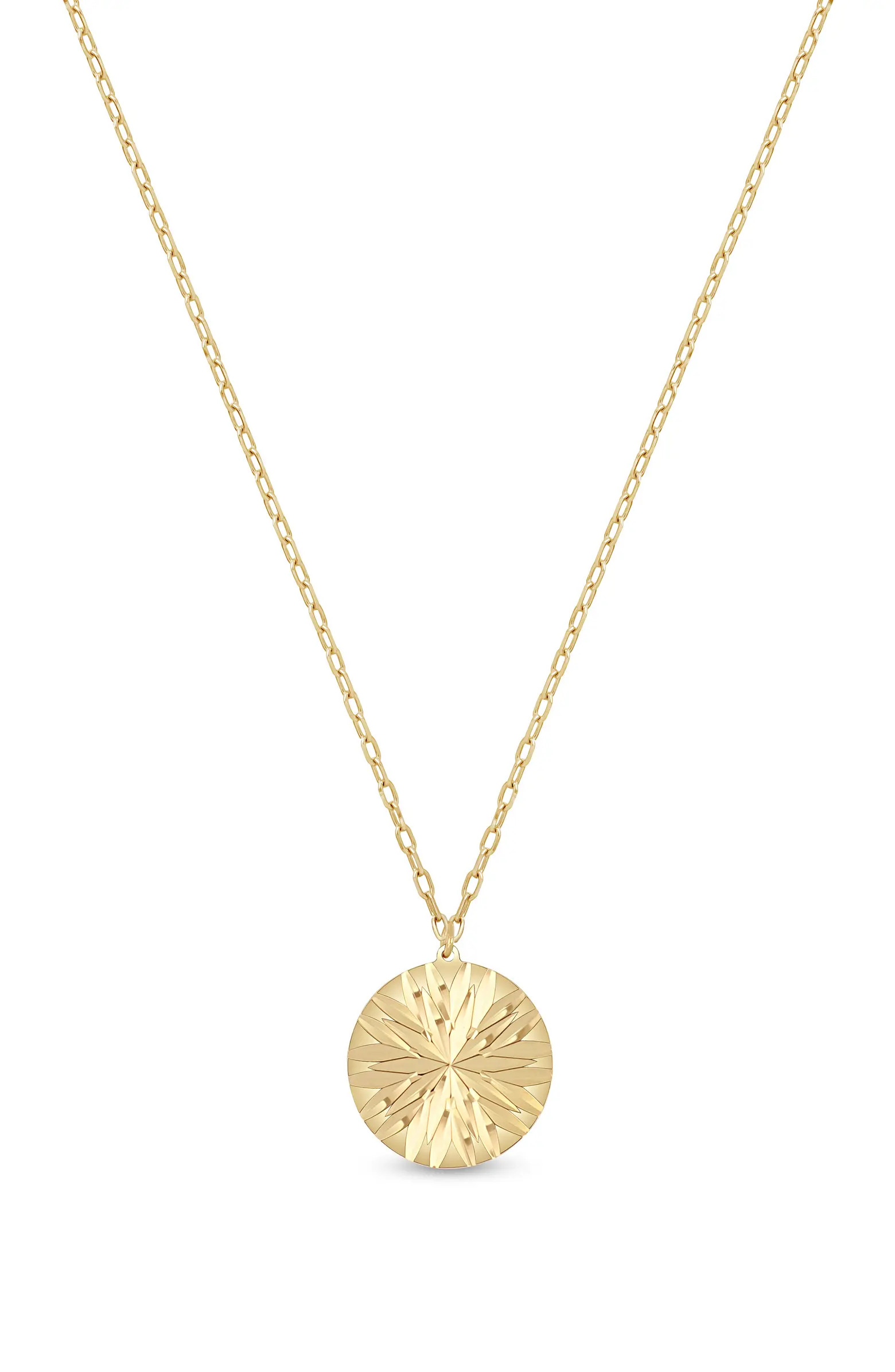 Bony Levy 14K Gold Medallion Pendant Necklace | Nordstromrack | Nordstrom Rack