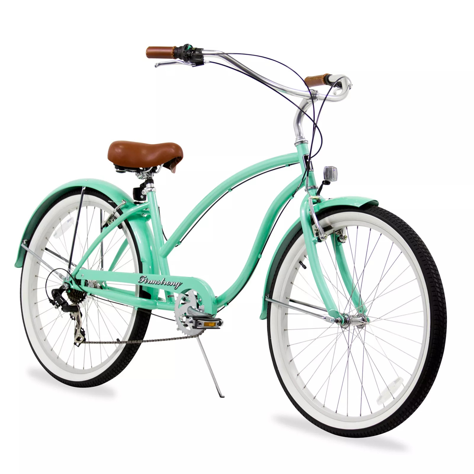 Firmstrong Women's 26-in. Chief Lady Seven-Speed Beach Cruiser Bike, Green | Kohl's