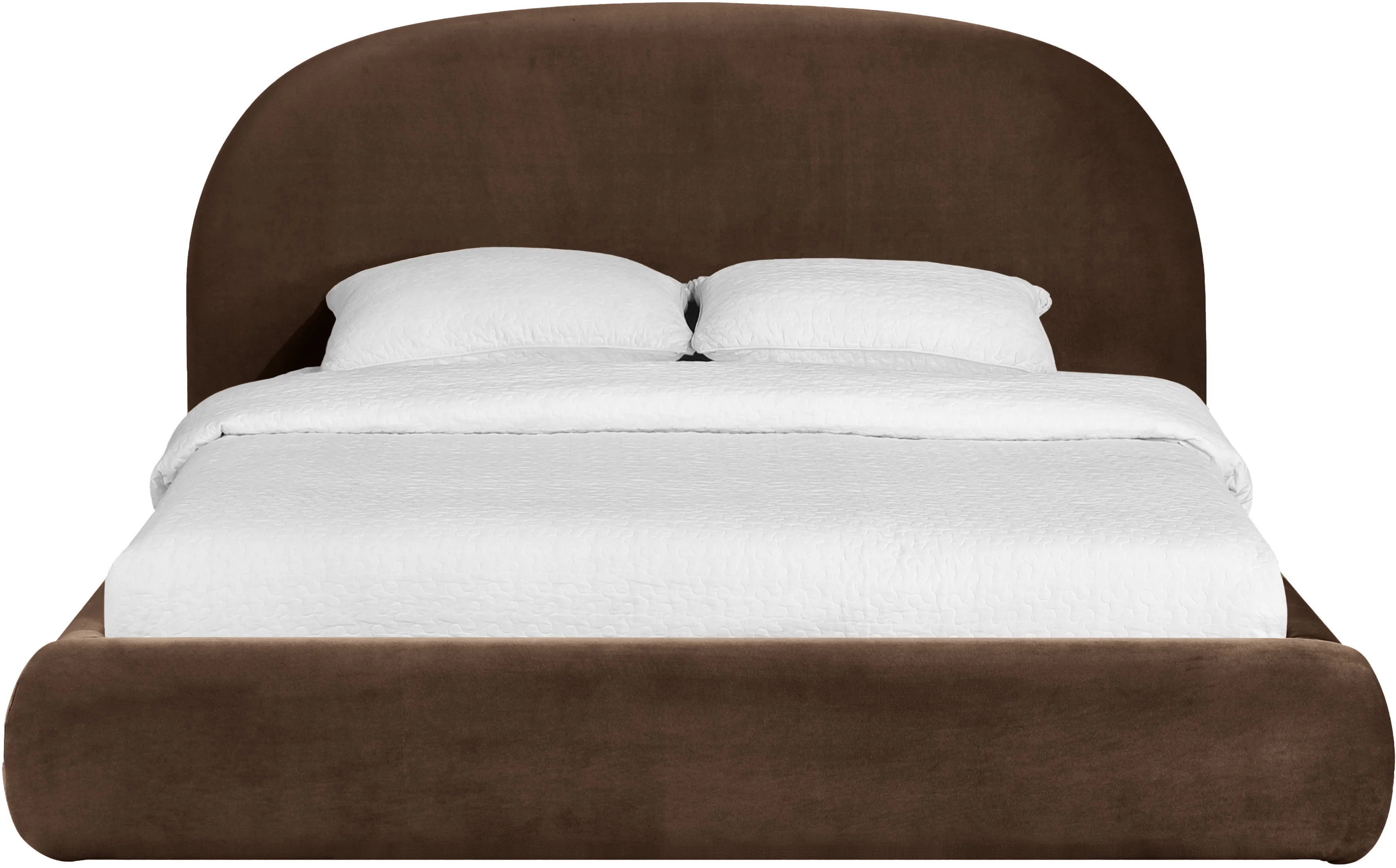 Kat Velvet Performance Fabric Upholstered Bed | Wayfair North America