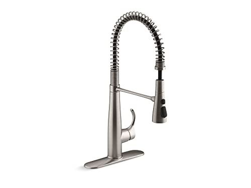 KOHLER 22033-VS Simplice Kitchen Sink Faucet, Vibrant Stainless | Amazon (US)