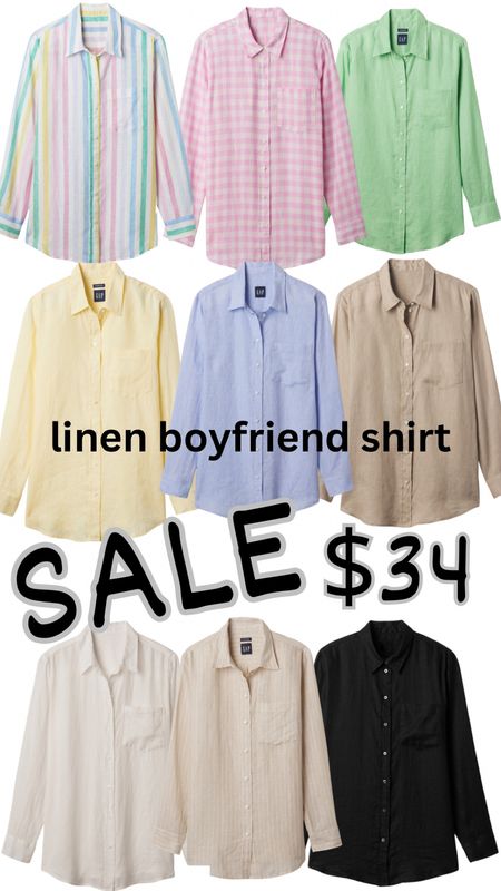 Linen boyfriend shirt

LOVE THESE SHIRTS!! Wear them shorts or jeans  or throw it over a swimsuit. 

Size reference 5’9” 140 lbs
I get a medium tall for a bit of an oversized fit. 


Gap finds. Button up shirts. Classic style. Vacation finds. Linen. Button down shirts. 

#LTKfindsunder50 #LTKover40 #LTKsalealert