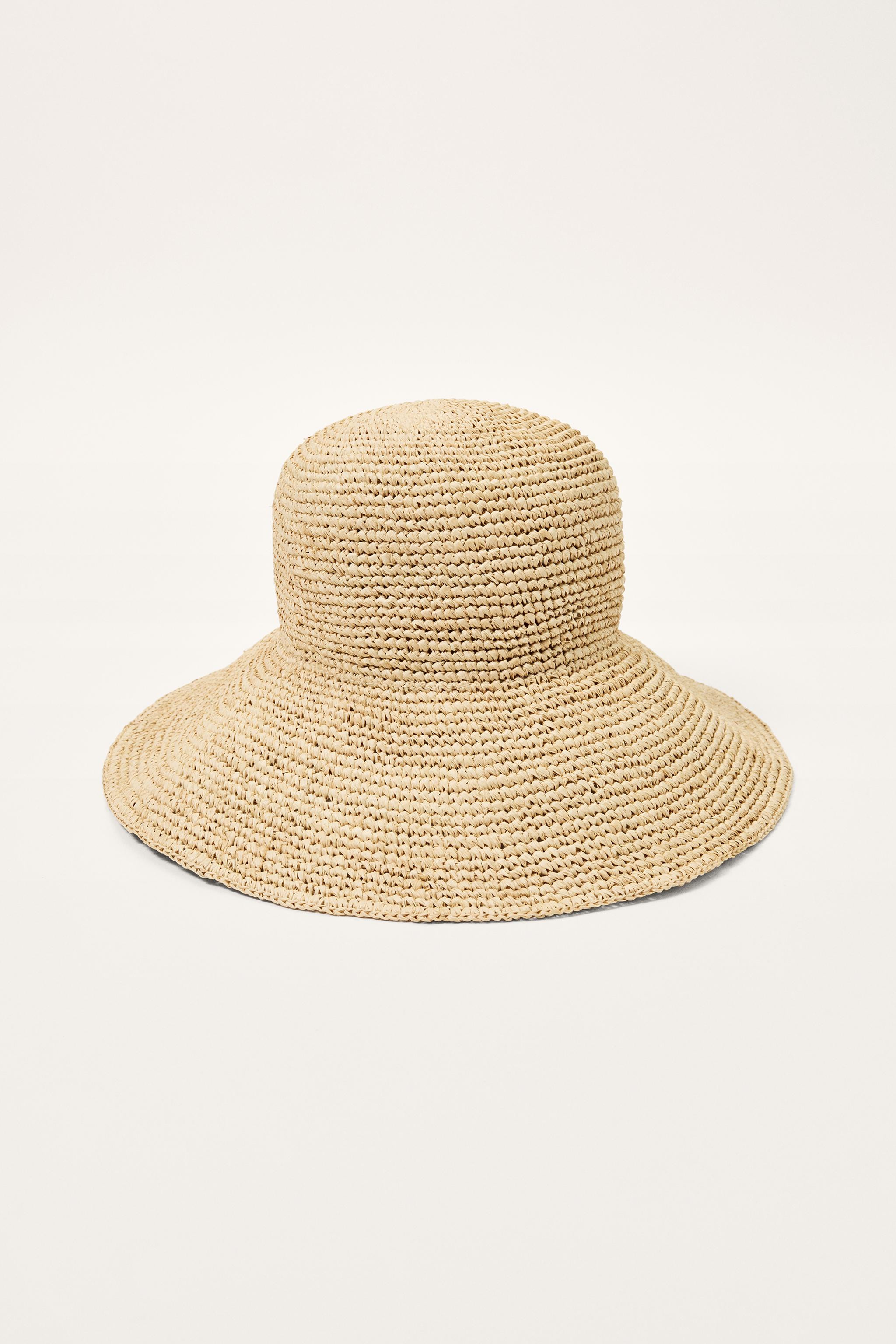 LIMITED EDITION RAFFIA BUCKET HAT | Zara UK