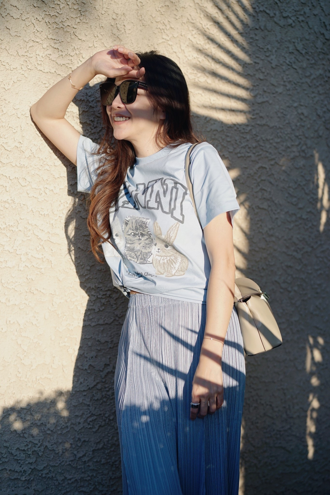 Ganni 動物短Ｔ-shirt，清爽可愛爆爆表～#Saks and #SaksPartner @Saks