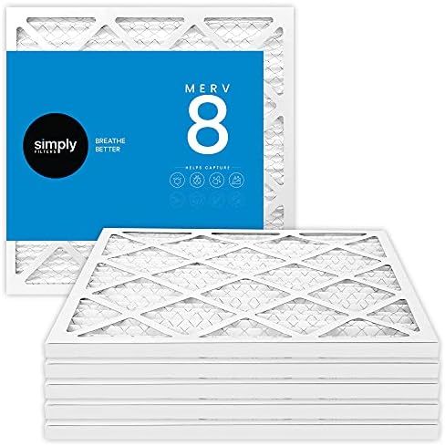 Simply by MervFilters 10x10x1 Air Filter, MERV 8, MPR 600, AC Furnace Air Filter, 6 Pack | Amazon (US)