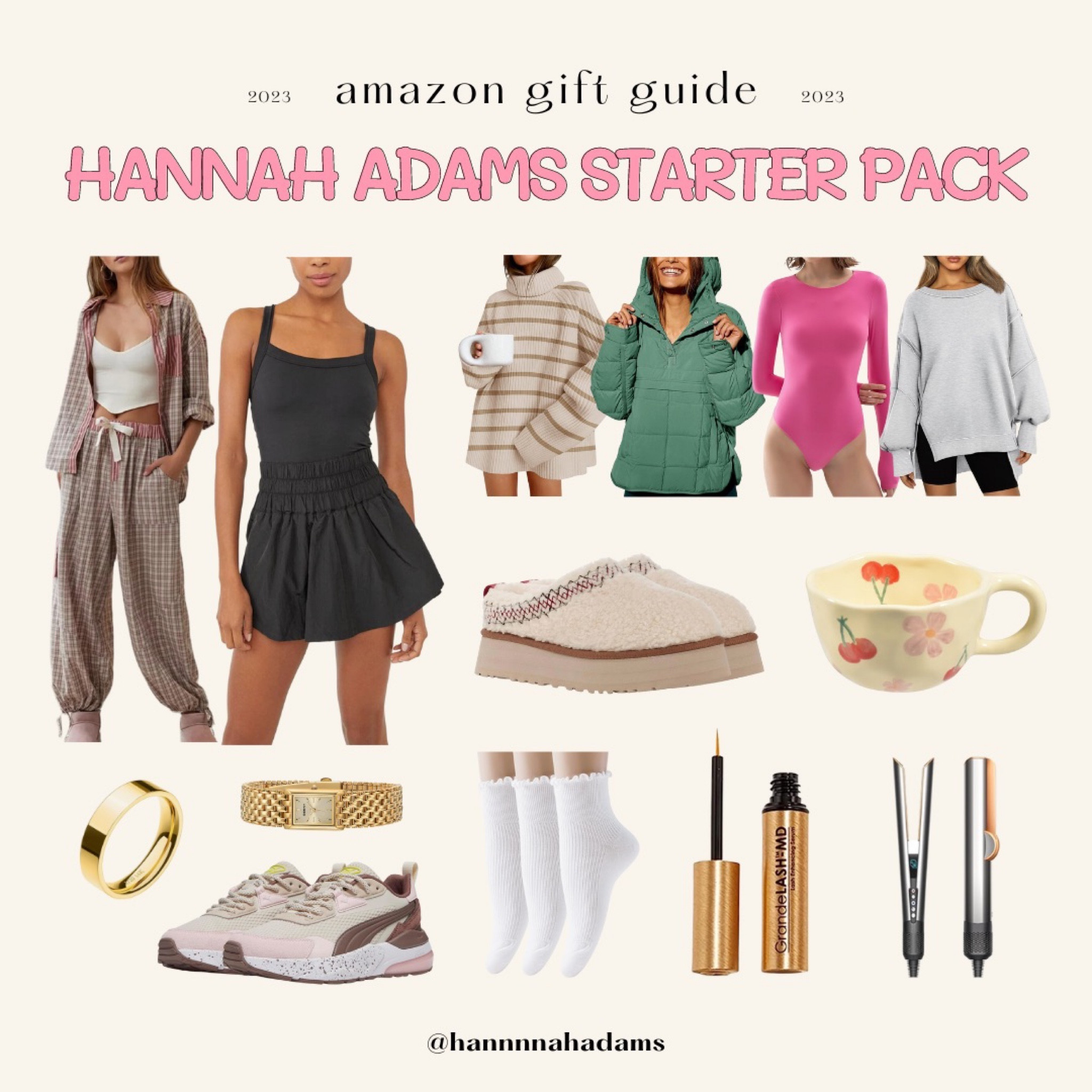 The gift guide to all of my favorite things! 

Workout outfit, pajamas, sweaters, sneakers, beauty 

#LTKGiftGuide #LTKCyberWeek #LTKHoliday
