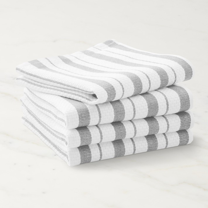 Williams Sonoma Classic Striped Dishcloths, Set of 4 | Williams-Sonoma