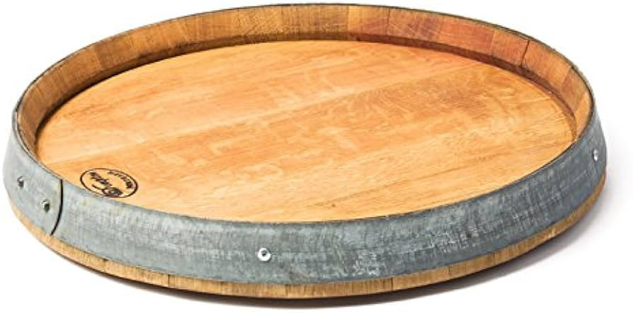 MGP Wine Barrel Head Lazy Susan | Amazon (US)
