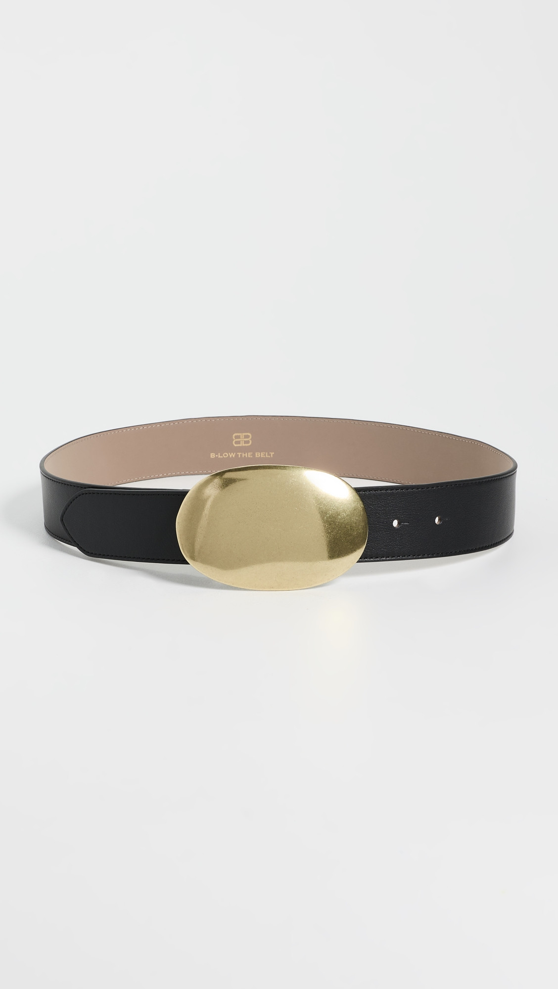 B-Low The Belt Myra Leather Belt Black/Brass M | Shopbop