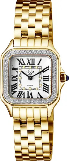 GV2 Women's Milan Diamond Dial Bracelet Watch, 27.5mm | Nordstromrack | Nordstrom Rack