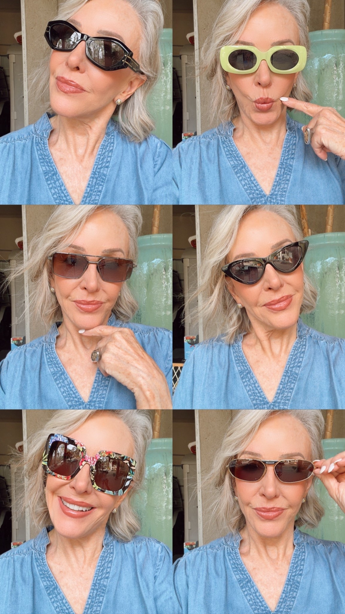 Sunglasses for your vacations and everyday life. A mix of high and low prices.
The new rectangular shapes coming on strong. Think CBK Caroline Bassett Kennedy. The Celine’s! Check out my finds at better prices in these links 
Vacation style, eye wear, sunnies, designer sunglasses, trending sunglasses 