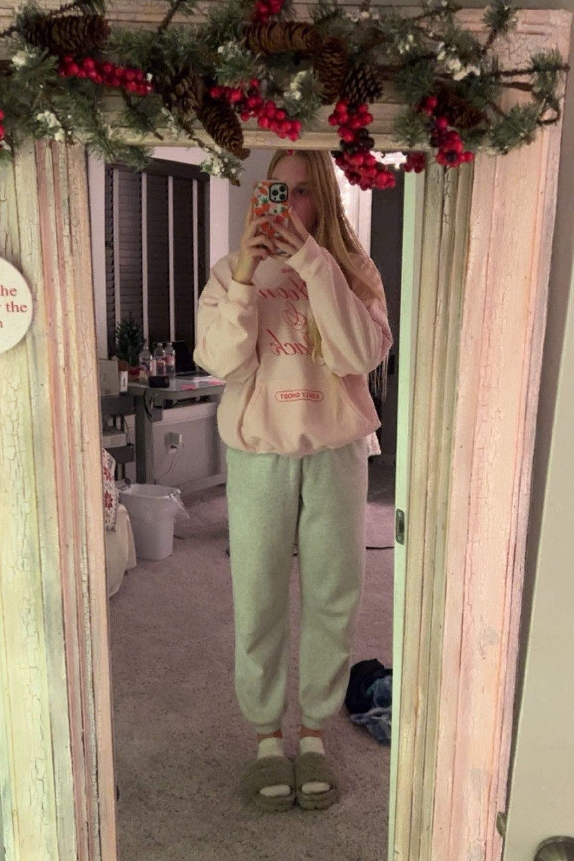 Online school cozy fit! Sweatshirt is from Lonely Ghost! Fav place to get hoodies! Sweats are DSG brand! My shoes are my Ugg house slippers! Lonely Ghost is not on LTK but i linked similar below that are cheaper and super cute 🫶🏼

#LTKU