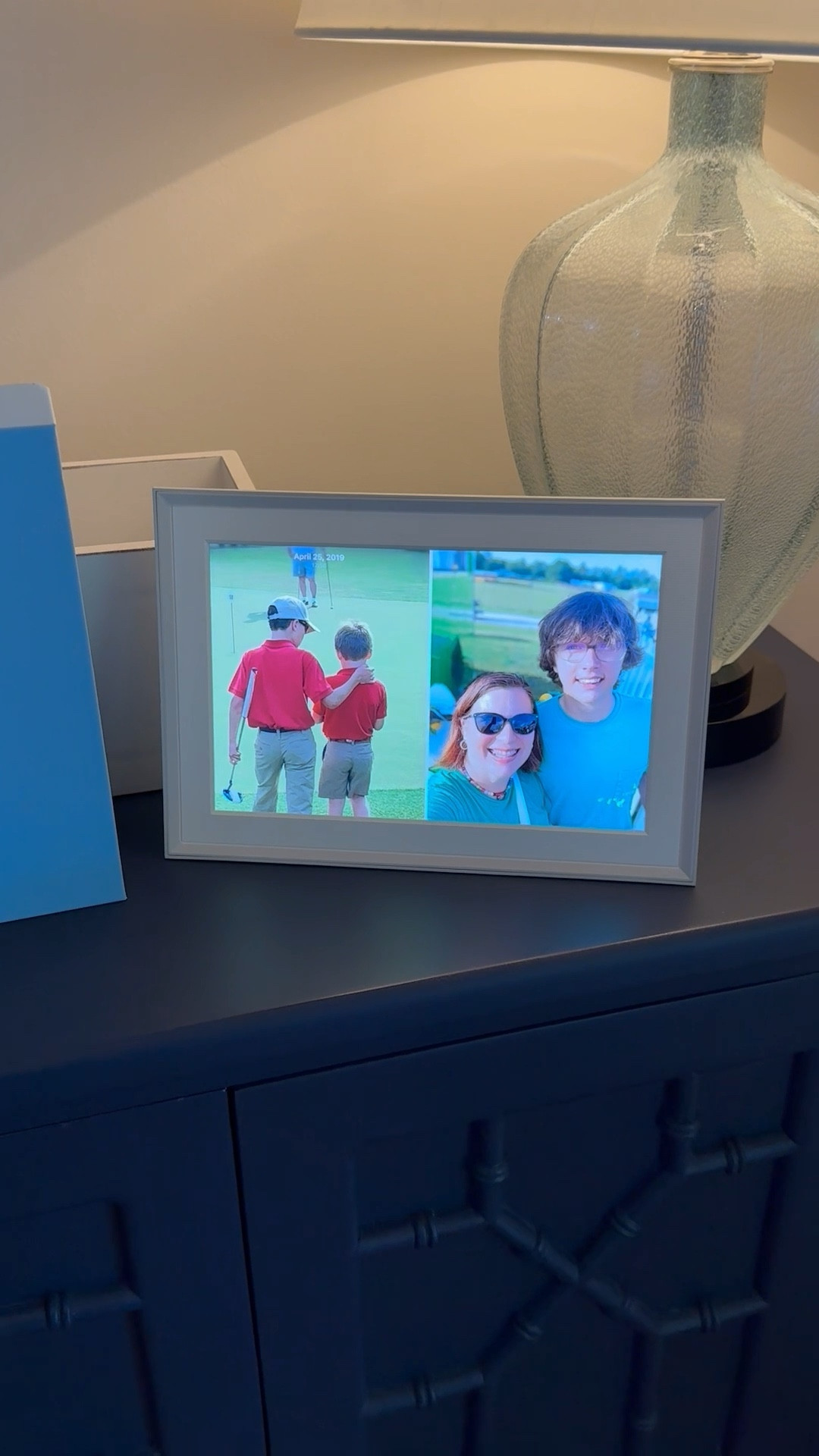 I love my new Aura digital frame! 🖼️ It’s so easy to use! You plug it in, pair it to your wifi and Aura app and you’re ready to add photos! 📸 

You can add friends and family to the app to add photos from wherever they are! What a great gift! 🎁 

#LTKHome #LTKKids #LTKFamily