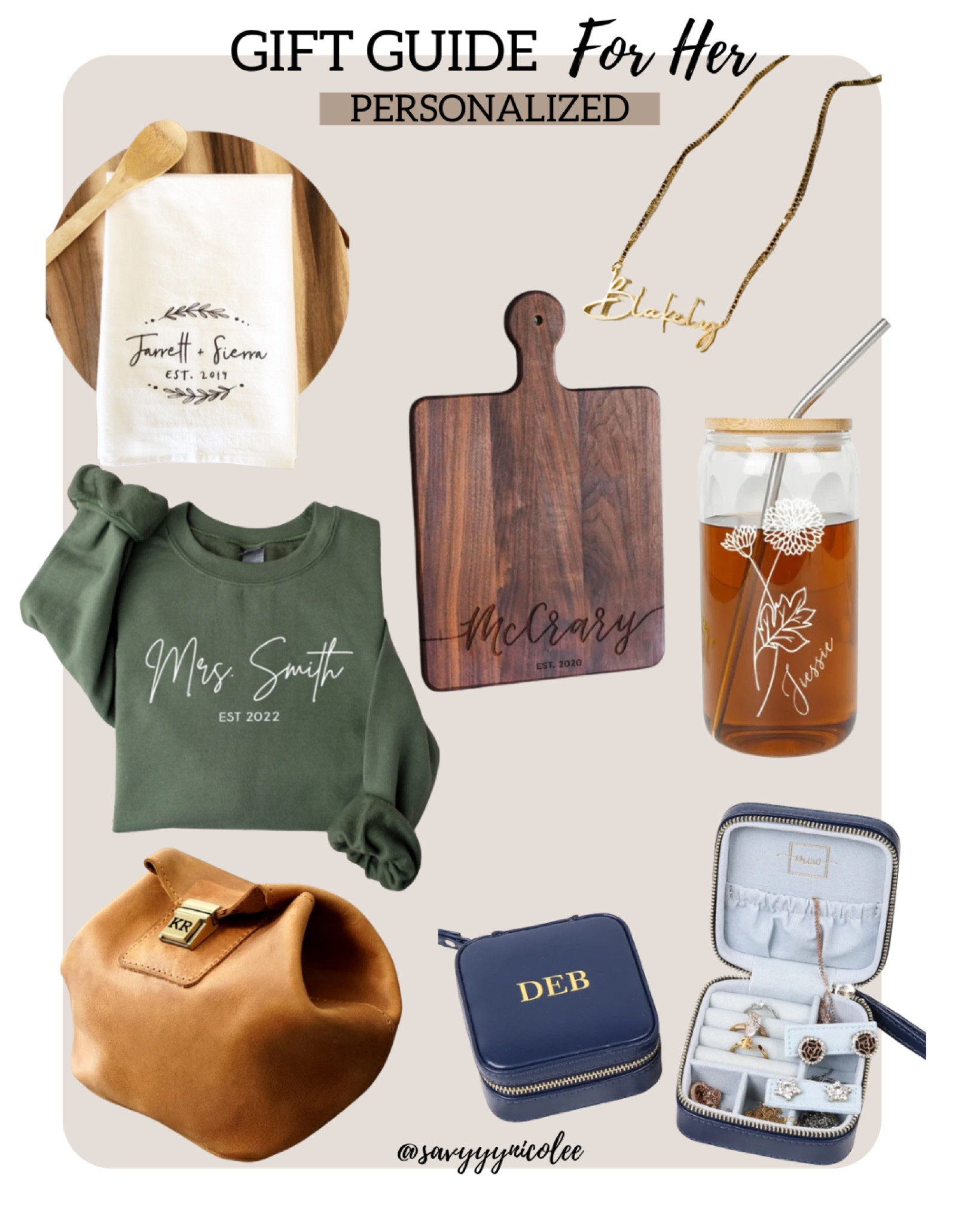 Gift Guide for Her: Personalized #LTKGiftGuide

#LTKHoliday #LTKSeasonal