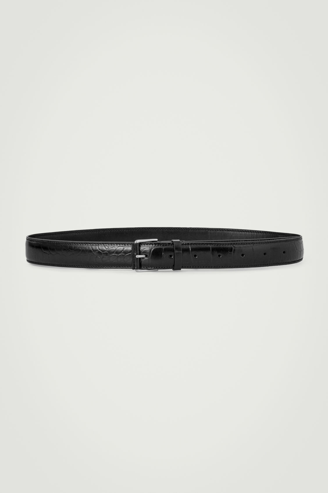 CROC-EFFECT LEATHER BELT | COS (US)