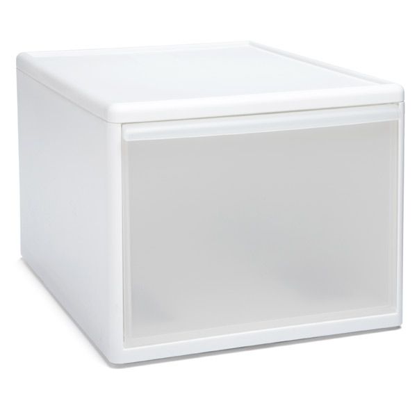 like-it Modular Tall Wide Drawer White | The Container Store
