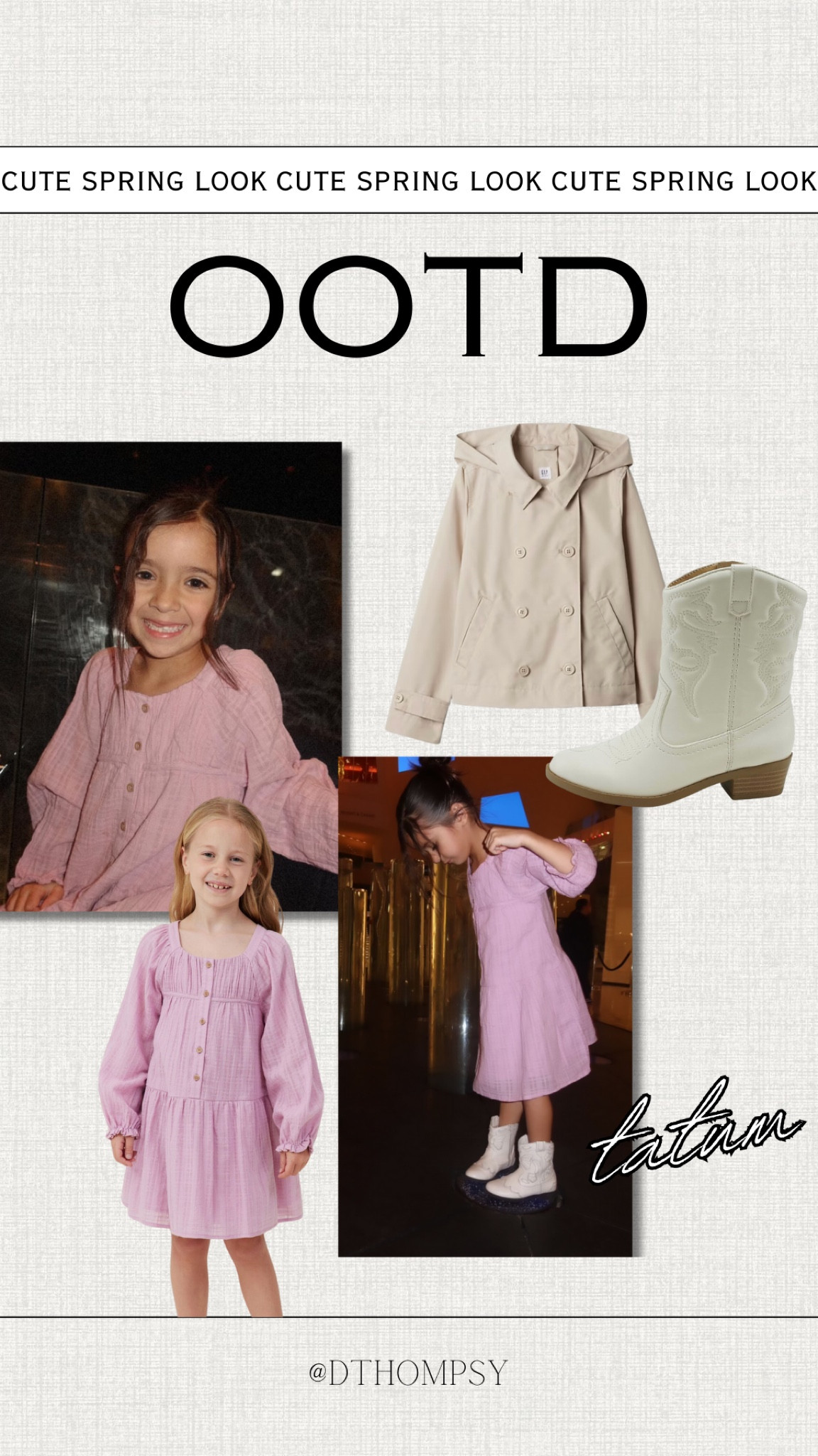 OOTD (tatum)

dress. cowboy boots. booties. spring. travel. gap. sale

#LTKstyletip #LTKkids #LTKsalealert