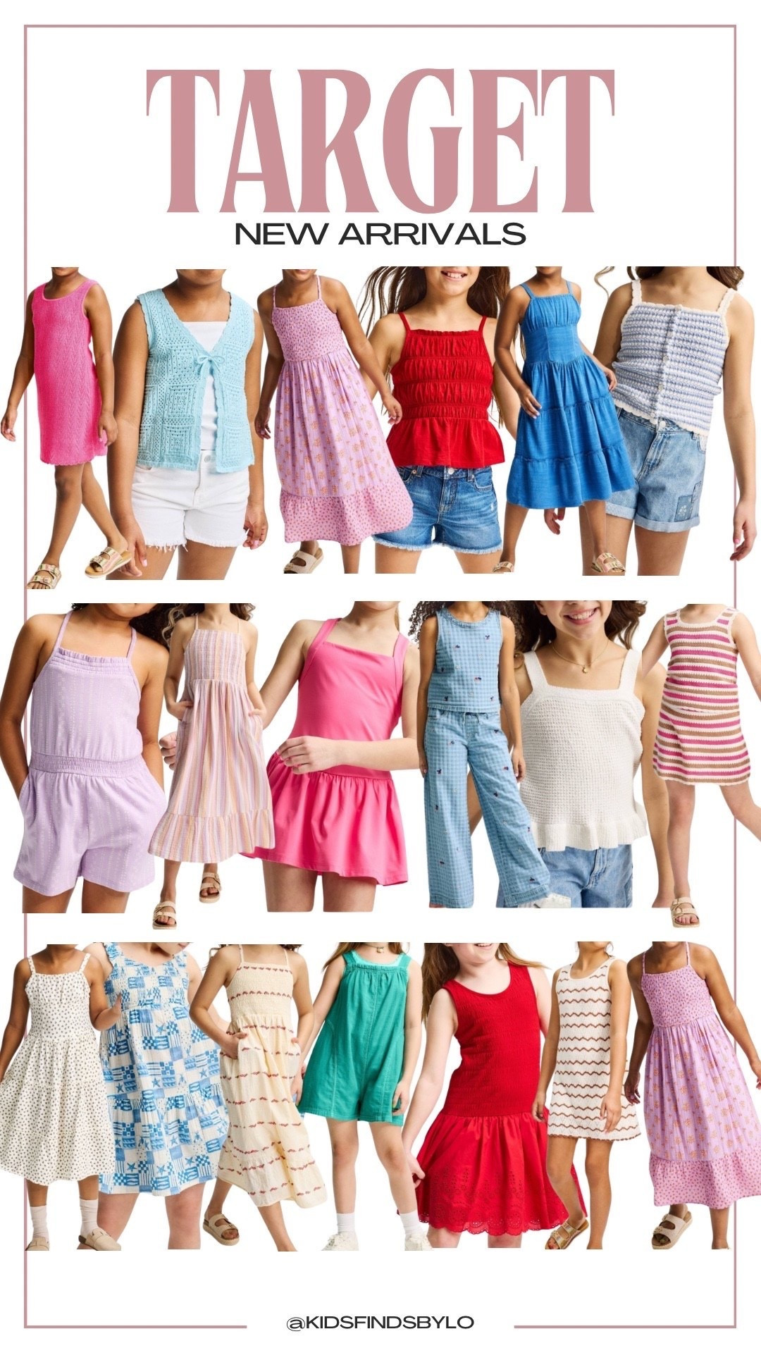Target new arrivals for older girls!

#LTKKids