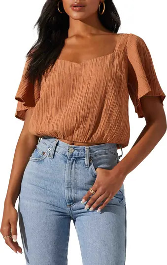 ASTR the Label Sweetheart Neck Bubble Blouse | Nordstromrack | Nordstrom Rack