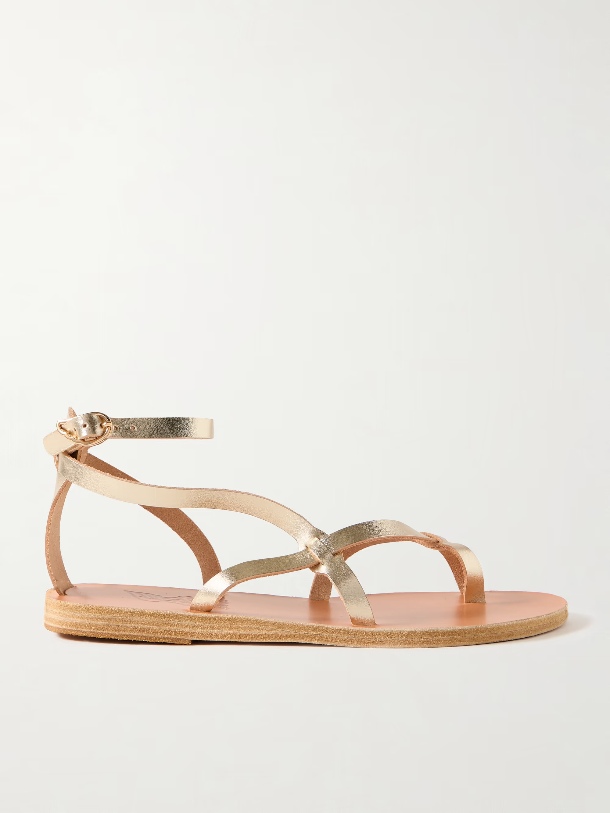 Tomi metallic leather sandals | NET-A-PORTER (US)