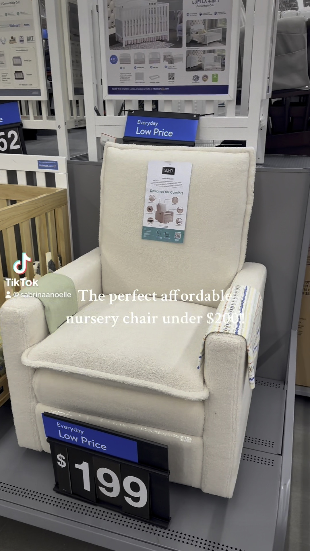 Walmart nursery glider! UNDER $200

#LTKkids #LTKfamily #LTKbaby
