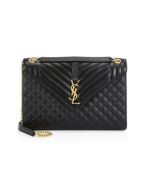 Large Envelope Monogram Matelassé Leather Shoulder Bag | Saks Fifth Avenue