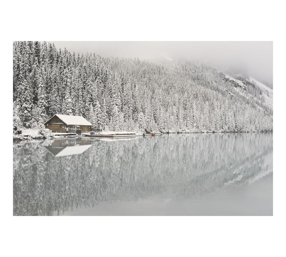 Frosted Lake Reflection Acrylic Print | Pottery Barn (US)