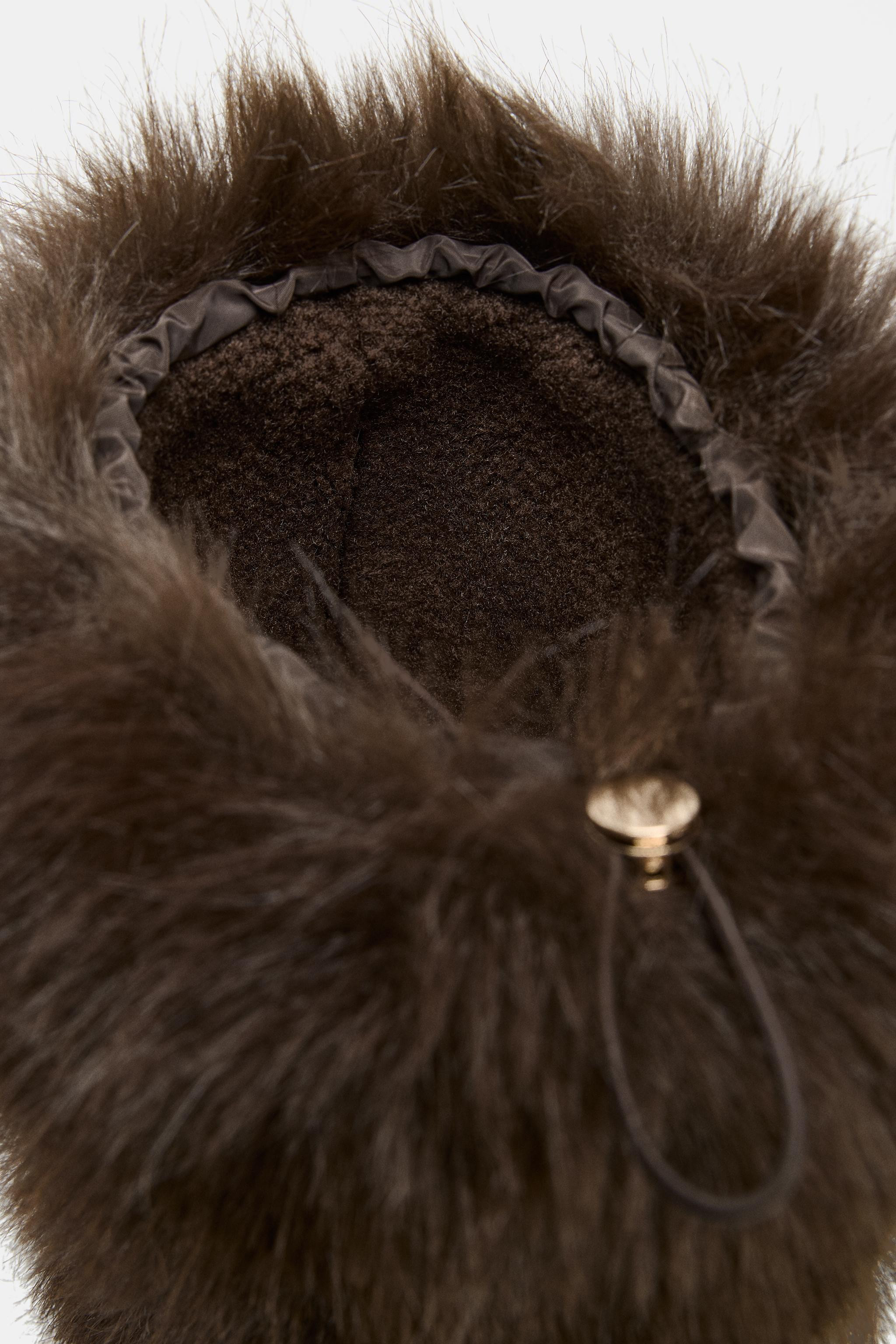 FAUX FUR BOOTS SKI COLLECTION | Zara UK