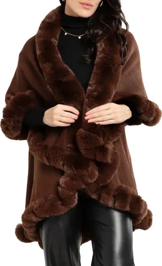 Tiered Faux Fur Cardigan | Nordstrom Rack