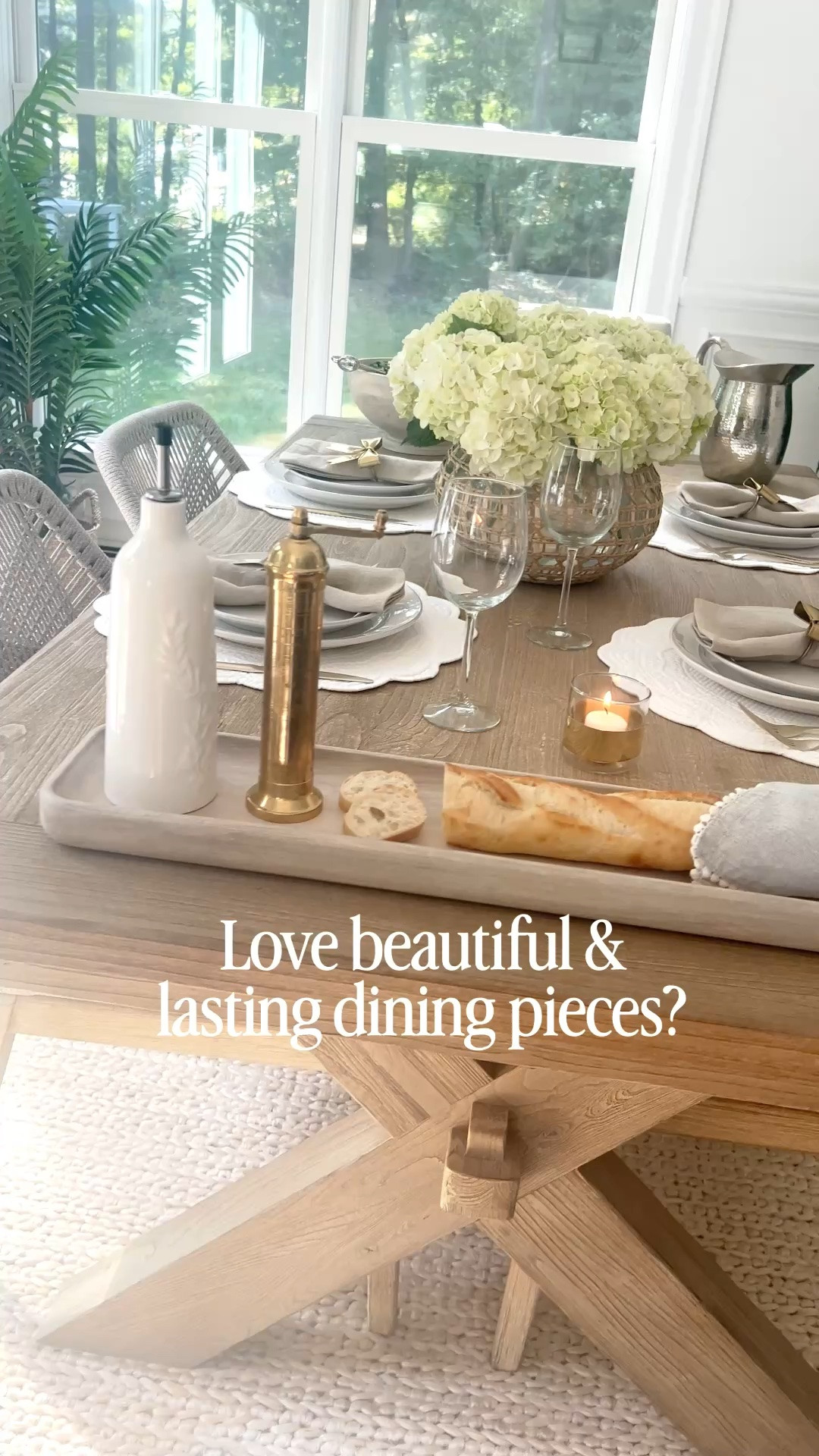 We almost always host family & friends for the holidays at our house, and there’s nothing I love more than making them feel welcome & setting a beautiful table. @BallardDesigns never steers me wrong when I’m looking for quality entertaining pieces. From handmade mango wood serveware to table linens & barware, each feels timeless, fresh & approachable.

Right now during Ballard Designs’ Dining Event, they are offering 30% off dining & kitchen furniture, serveware & tabletop. Plus save 20% off everything else, excluding clearance. So it’s a great time to refresh your home, and get it ready for the holidays! #ad #BallardDesignsPartner #MyBallardStyle
------
coastal home decor, coastal decor, coastal style, coastal dining room, dining room ideas, dining table decor, Fall tablescape, fall entertaining. Thanksgiving tablescape, holiday tablescape, serveware, holiday table setting, placemats, napkins, bow napkin rings, gold napkin rings, cocktail station, hostess gifts, tortoise barware, pedestal beverage tub, serving bowls, long wood tray, lazy susan, brass decor

#LTKSaleAlert #LTKHome #LTKSeasonal