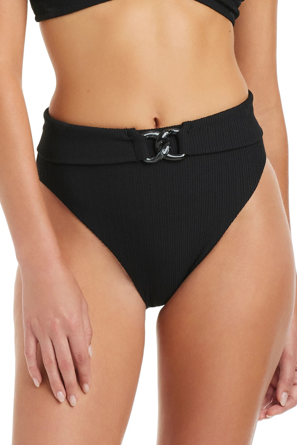 Belted High Waist Bikini Bottom | Everything But Water