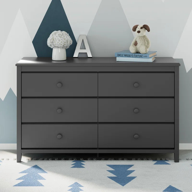 Alpine 6 Drawer Double Dresser | Wayfair North America