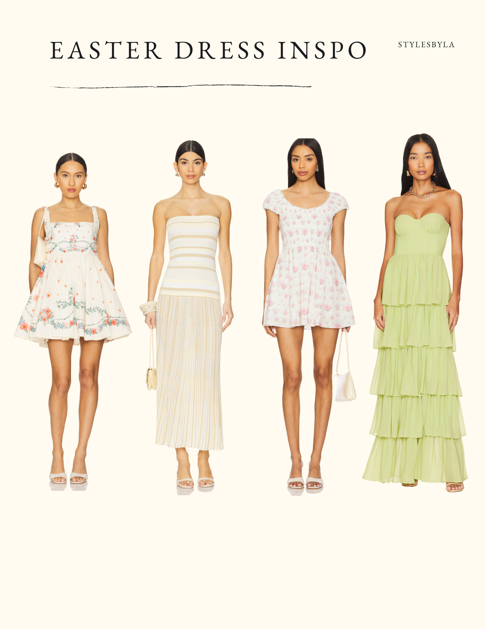 "Hop into spring with the *perfect* Easter dress! 🌸✨ From dreamy pastel floral prints to flowy maxi and mini styles, these dresses are all about effortless elegance for your holiday celebrations. 🐰💐 Which one’s your favorite? #EasterDressInspo #SpringDresses #FloralFashion #PastelPerfection #LTKStyle" 

 #LTKFestival #LTKSeasonal #LTKStyleTip