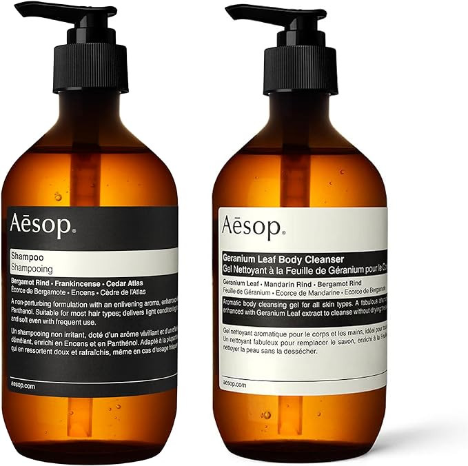 Aesop Geranium Leaf Body Cleanser and Shampoo | Paraben, Cruelty-free & Vegan | 16.9 oz | Amazon (US)