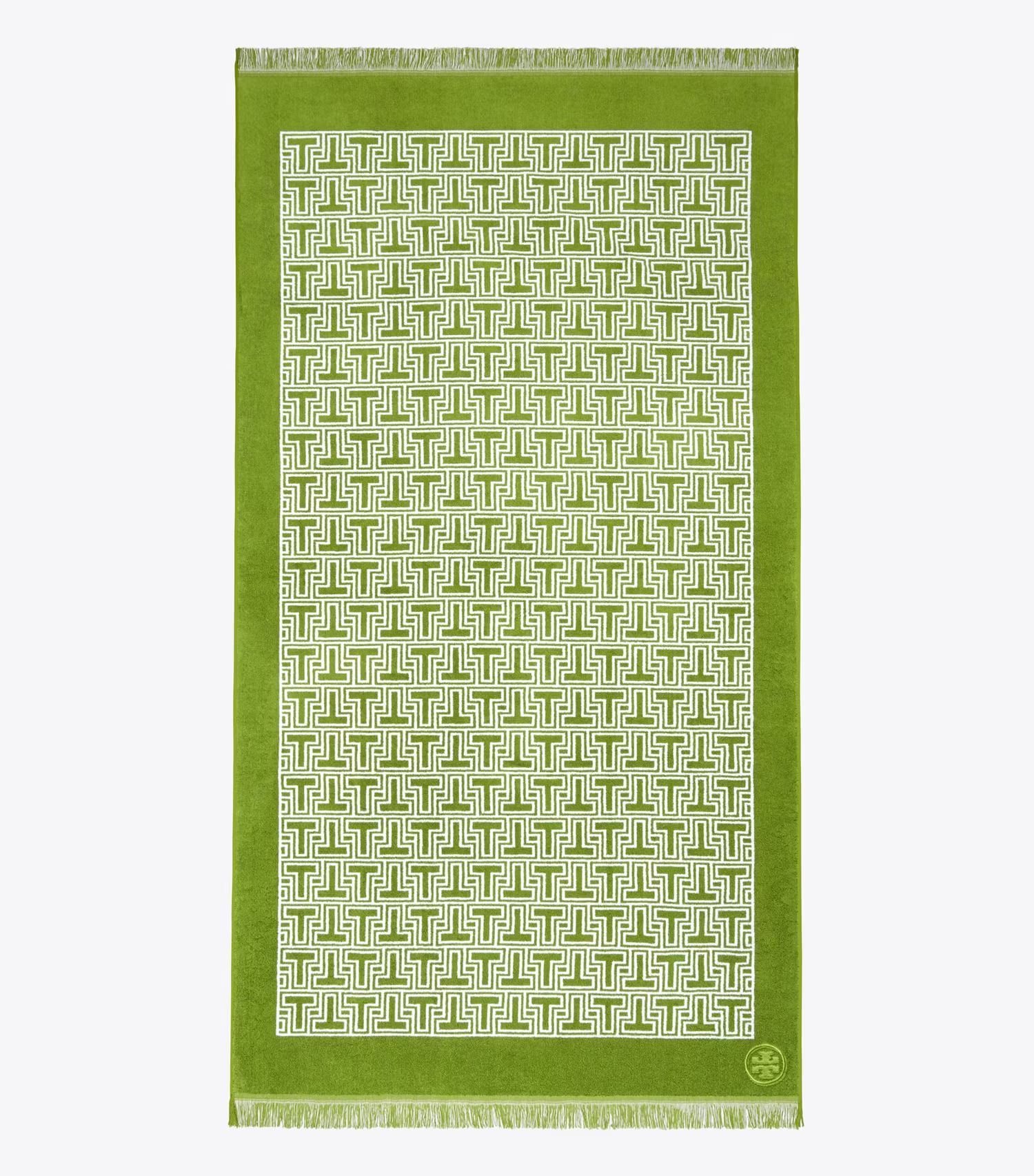 T-Tile Beach Towel: Women's Designer Beach Towels | Tory Burch | Tory Burch (US)